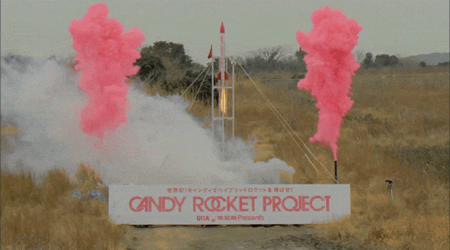 Candy Powered Rocket