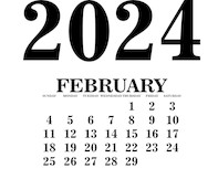 Free to use - pixabay
https://pixabay.com/vectors/calendar-2024-date-months-day-8178257/